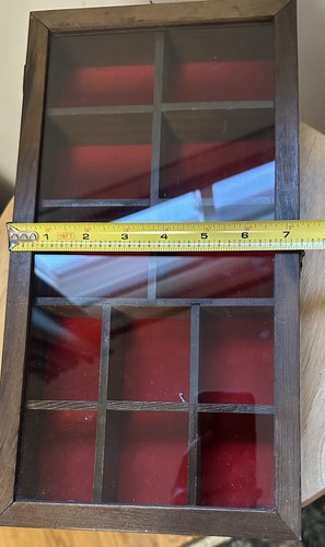 Vtg wood shadow box - vtg,