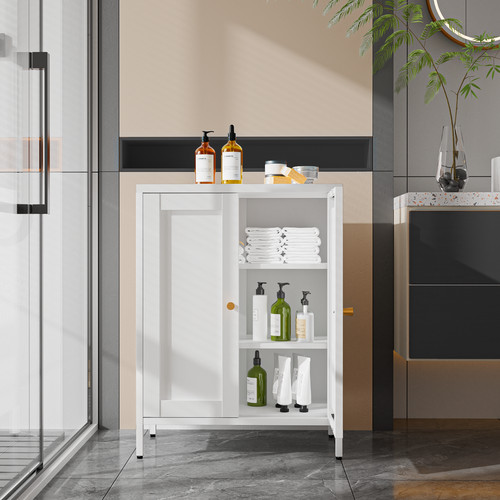 Cofar white metal bathroom - white,